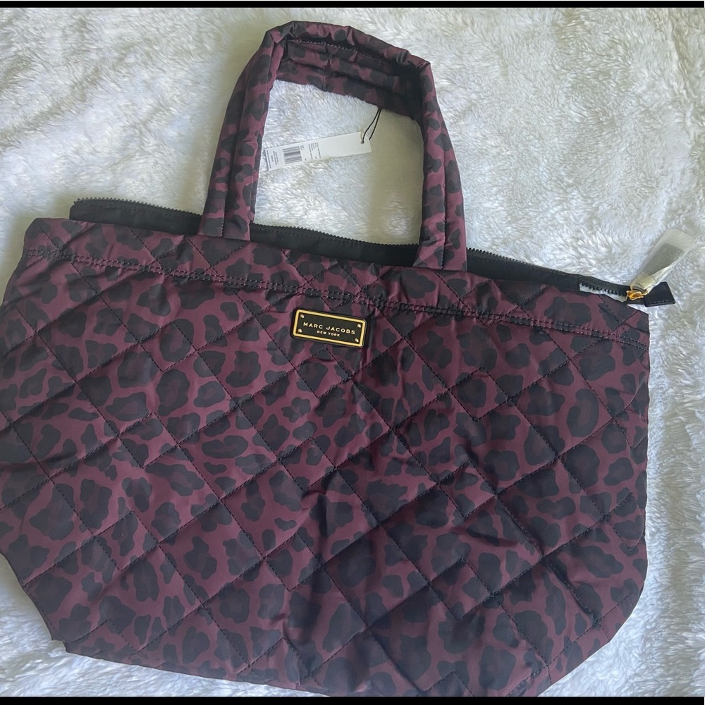 MARC JACOBS Quilted Nylon Mini Tote Bag